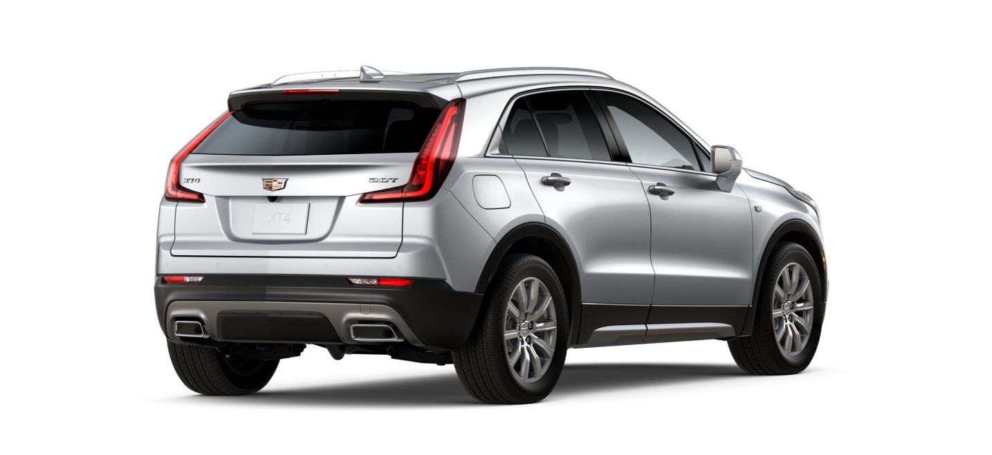 2019 Cadillac XT4 Premium Luxury Rear Silver Exterior